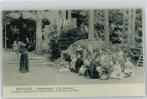 Wunsiedel Bergfestspiel Die Losburg * 1890-1920