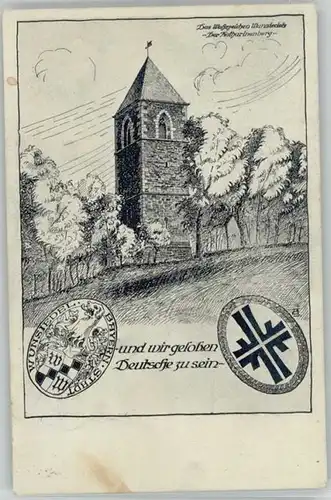 Wunsiedel Wappen Kuenstlerkarte Reichsjugendtreffen Deutsche Turnerschaft x 1929