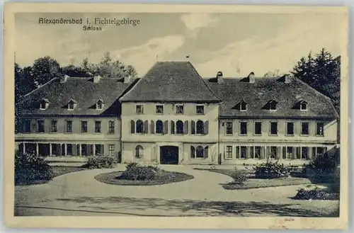 Wunsiedel Alexandersbad Schloss * 1890-1920