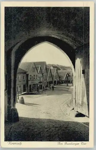 Kronach Oberfranken Bamberger Tor * 1920