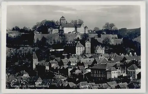 Kronach Oberfranken Festung Rosenberg x