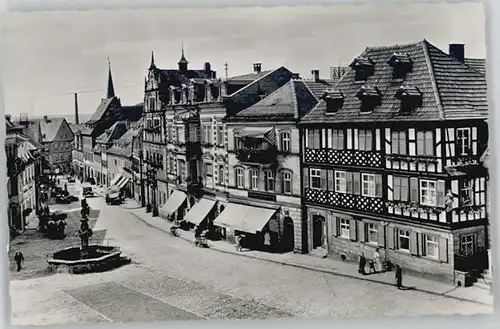 Kronach Oberfranken Marktstrasse *