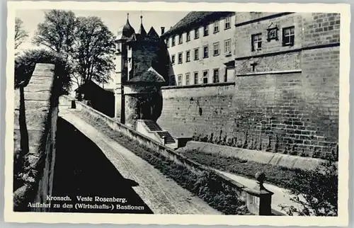 Kronach Oberfranken Festung Rosenberg *