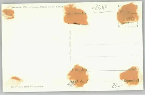 Kronach Oberfranken Strauer Strasse *