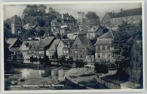 Kronach Oberfranken Wasserstrasse Festung Rosenberg x