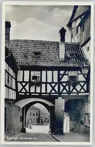 Kronach Oberfranken Bamberger Tor *