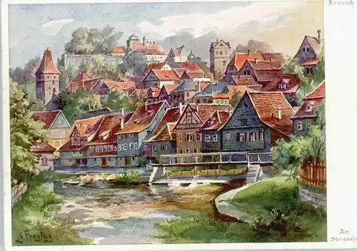 Kronach Oberfranken KuenstlerC. Freytag Steinwehr x