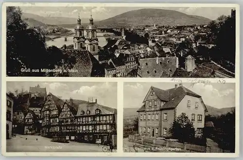 Miltenberg Main Miltenberg Marktplatz Gasthaus zum Fruehlingsgarten x / Miltenberg /Miltenberg LKR