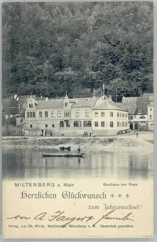 Miltenberg Main Miltenberg Gasthaus zur Rose x / Miltenberg /Miltenberg LKR