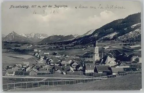 Nesselwang Zugspitze x 1910