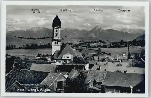 Nesselwang Klammspitze Tegelberg Saeuling Zugspitze * 1940