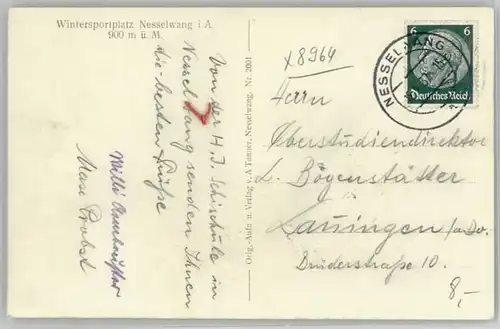 Nesselwang  x 1937