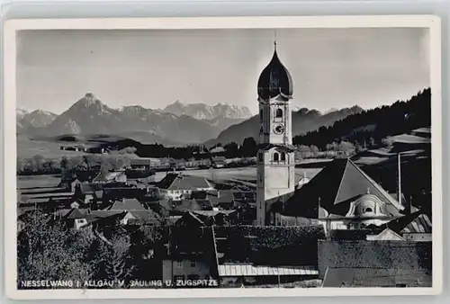 Nesselwang Saeuling Zugspitze x 1938