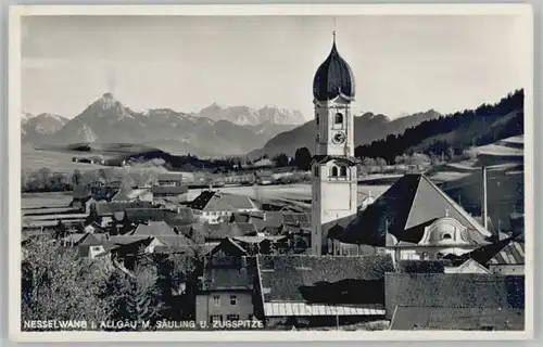 Nesselwang Saeuling Zugspitze x 1935