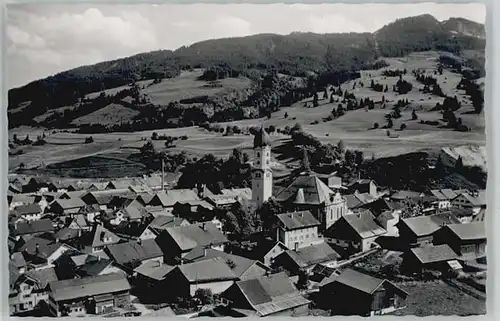 Nesselwang Fliegeraufnahme Alpspitze * 1955