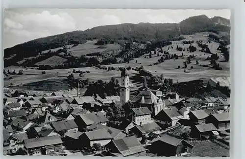 Nesselwang Fliegeraufnahme Alpspitze * 1955