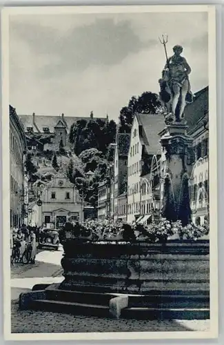 Kaufbeuren Kaiser Max Strasse Neptunbrunnen *