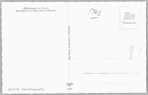 Ottobeuren Marktplatz Basilika *