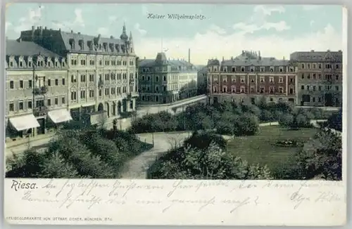 Riesa Kaiser Wilhelm Platz x