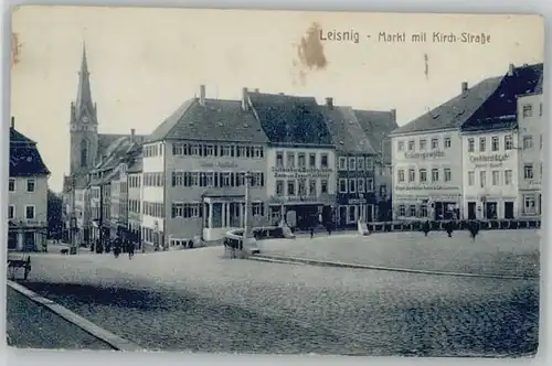 Leisnig Markt Kirchstrasse *