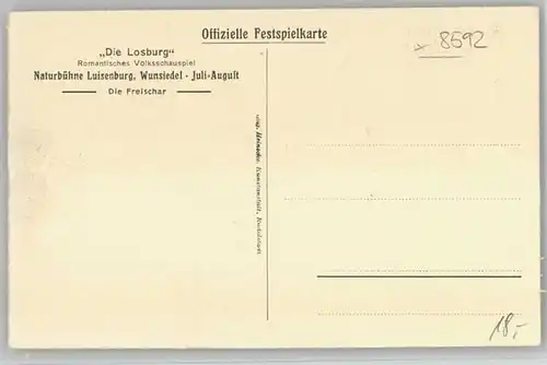 Wunsiedel Festspiel Die Losburg *