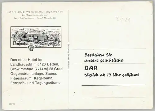 Mayschoss Hotel Weinhaus Lochmuehle *
