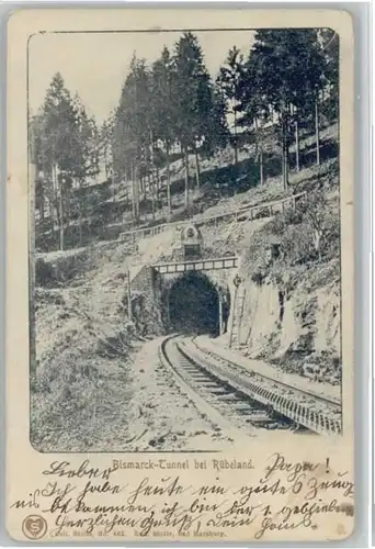 Ruebeland Harz Ruebeland Bismarck Tunnel x / Elbingerode Harz /Harz LKR