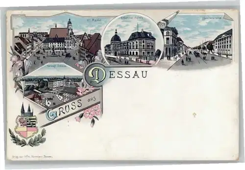 Dessau-Rosslau Dessau Markt Palast Kavalierstrasse * / Dessau-Rosslau /Anhalt-Bitterfeld LKR