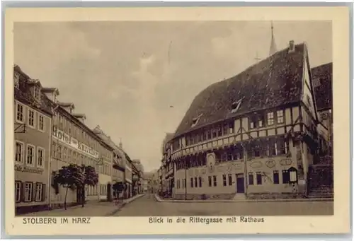 Stolberg Harz Rathaus Rittergasse Hotel zum Kanzler x