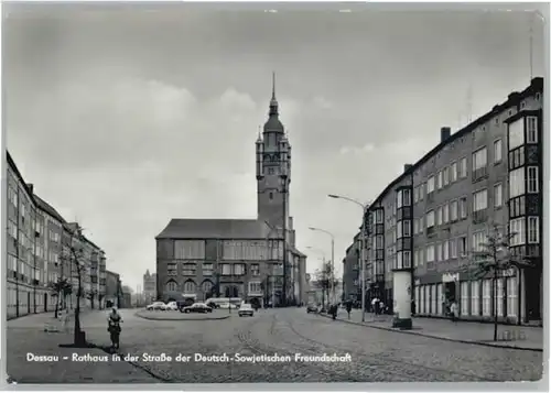 Dessau-Rosslau Dessau Strasse der Deutsch-Sowjetischen Freundschaft * / Dessau-Rosslau /Anhalt-Bitterfeld LKR