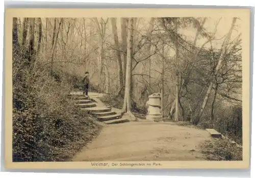 Weimar Thueringen Weimar Schlangenstein Park * / Weimar /Weimar Stadtkreis