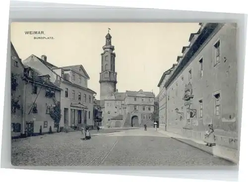 Weimar Thueringen Weimar Burgplatz * / Weimar /Weimar Stadtkreis