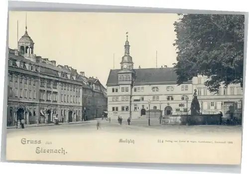 Eisenach Thueringen Marktplatz *