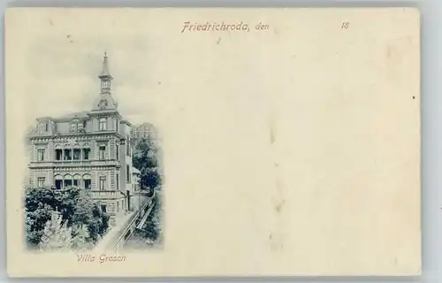 Friedrichroda Villa Grosch *