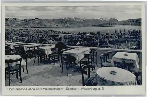 Wasserburg Bodensee Restaurant Cafe Seeblick *