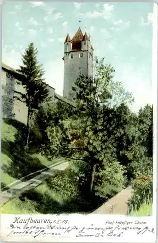 Kaufbeuren Fuenf-Knoepfiger Turm x