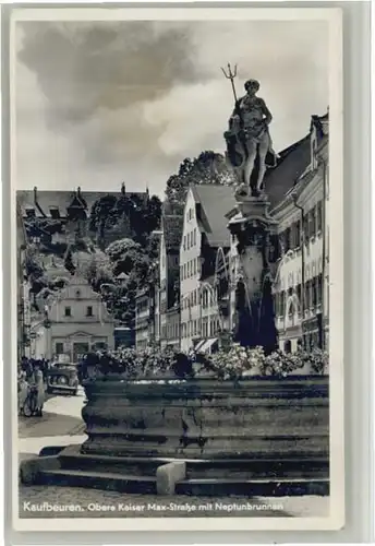 Kaufbeuren Kaiser Max Strasse Neptunbrunnen *