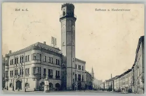 Hof Saale Hof Rathaus Klosterstrasse x / Hof /Hof LKR