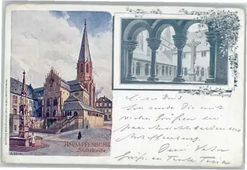 Aschaffenburg Stiftskirche Kreuzgang *
