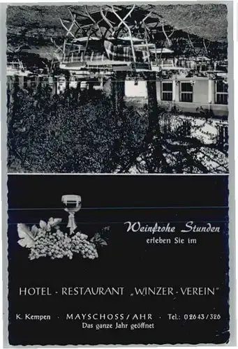 Mayschoss Hotel Restaurant Winzer Verein *