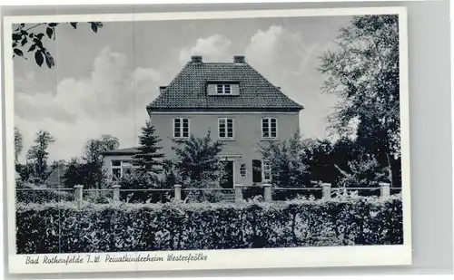 Bad Rothenfelde Kinderheim Westerfroelke *