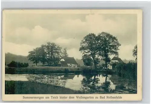 Bad Rothenfelde Wellengarten Teich *