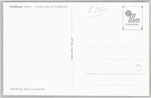 Friedberg Kaiserstrasse  *