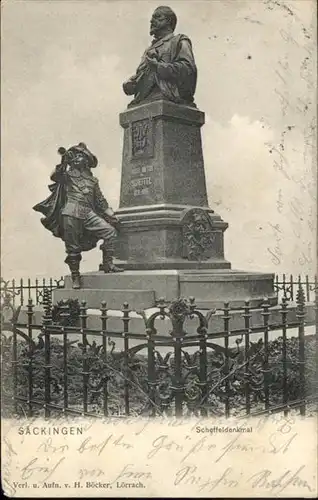 Bad Saeckingen Scheffeldenkmal / Bad Saeckingen /Waldshut LKR