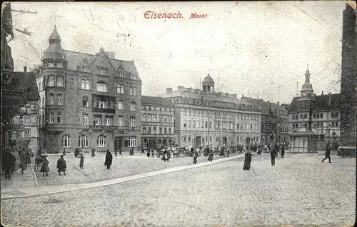 Eisenach Thueringen Markt / Eisenach /Eisenach Stadtkreis