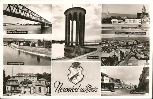 Neuwied Rhein Neue Rheinbruecke
Rheinanlagen
Pegelturm
 / Neuwied /Neuwied LKR