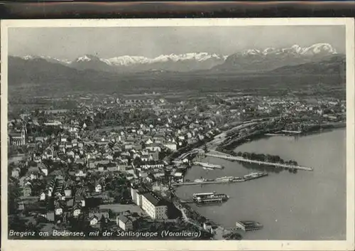 Bregenz Vorarlberg Luftbild Saentisgruppe / Bregenz /Rheintal-Bodenseegebiet