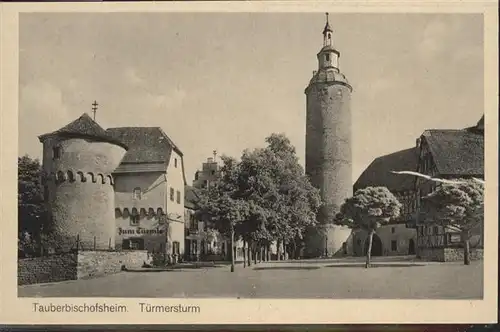 Tauberbischofsheim Tuermersturm / Tauberbischofsheim /Main-Tauber-Kreis LKR