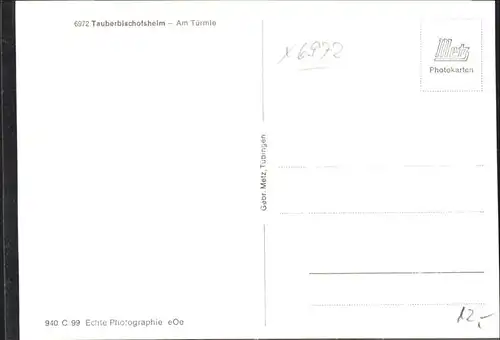 Tauberbischofsheim Am Tuermle / Tauberbischofsheim /Main-Tauber-Kreis LKR