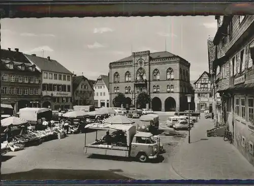 Tauberbischofsheim Marktplatz / Tauberbischofsheim /Main-Tauber-Kreis LKR